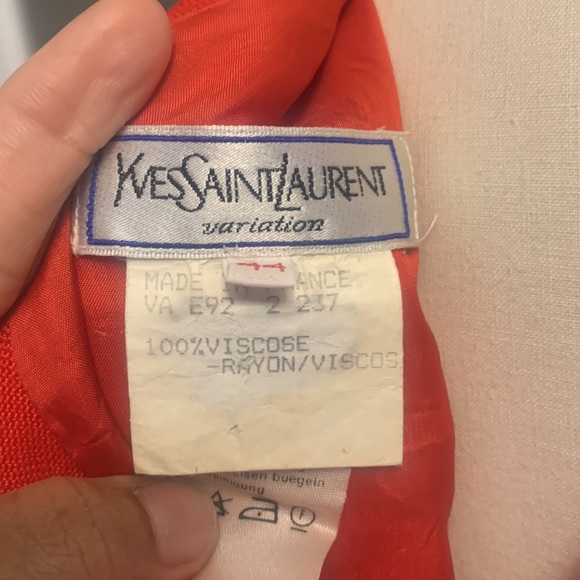 COPY - 80’s Yves Saint Laurent dress - Picture 5 of 5